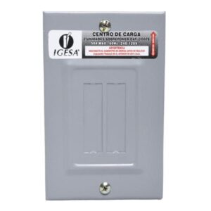 Centro de carga 2 circuitos economico