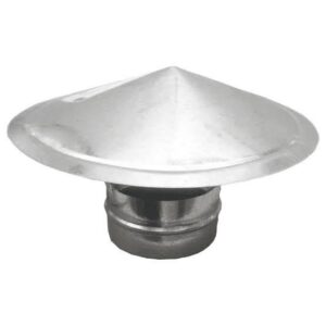 Gorro de humo galvanizado 6''