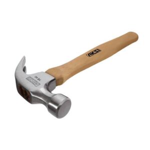 Martillo 16 oz una curva  m/madera AKSI