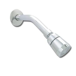 Regadera crom sencilla c/brazo