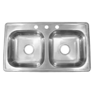 Tarja 33x19 Acero inox